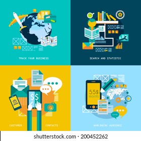 Flat Style UI Icons to use for your business project, infographics, marketing promotion, mobile advertising,seo, research and analytics.