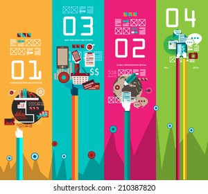 Flat Style UI Icons to use for your business project, infographics, marketing promotion, mobile advertising,seo, research and analytics.