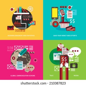 Flat Style UI Icons to use for your business project, infographics, marketing promotion, mobile advertising,seo, research and analytics.