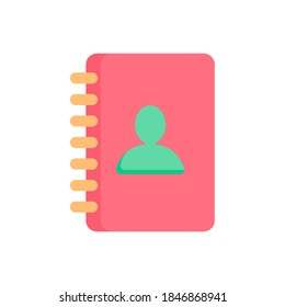 flat style user interface icons with soft colors phone book design, suitable for icons, illustrations, backgrounds, stickers, covers, banners