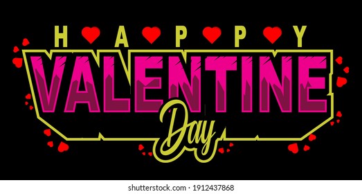 flat style valentine's day design concept for, t-shirt, background, card