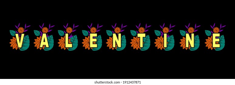 flat style valentine's day design concept for, t-shirt, background, card
