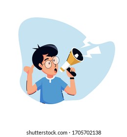 Flat style vector illustration. Influence concept, announcement .for website landing page, poster, pamphlet or any design