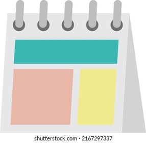 Flat Styled Calendar Concept Illustration Date And Time - Powered by Shutterstock - Get 15% off with code: PIKWIZARD15