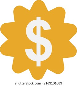 Flat styled currency business concept illustration 