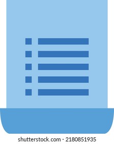 ilustración de concepto de diseño de estilo plano del documento 