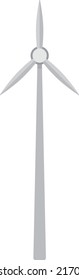 Flat Styled Illustration Concept
Of environmental  Windmill 