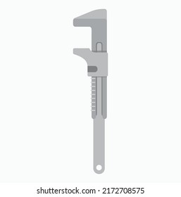 Flat Styled Illustration Of repair equipment steel tool 