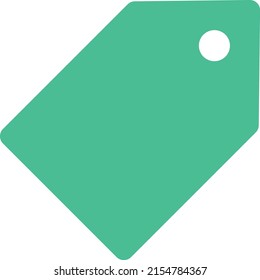 Flat styled tag icon concept illustration for shopping online