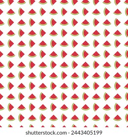 Flat summer fruit pattern design