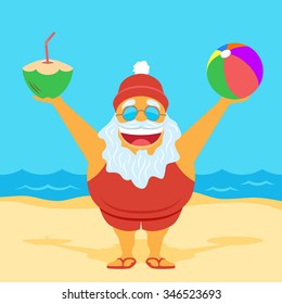 Flat Summer Santa
Cool character for your designs