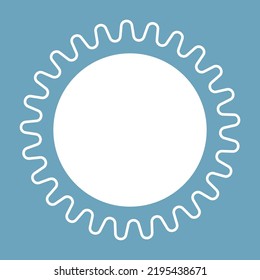 Flat Sun Illustration, Simple Sun Illustration