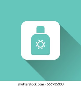 flat Sunscreen icon