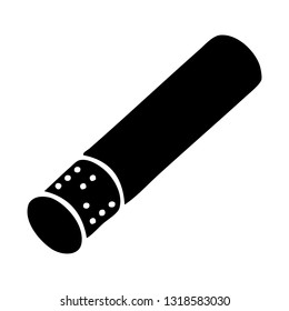 flat symbol of a cigarette stick