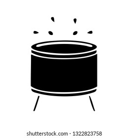 flat symbol of a drum