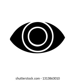 flat symbol of a eye
