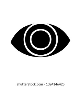 flat symbol of a eye