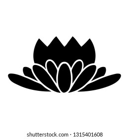 flat symbol of a flower