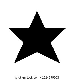flat symbol of a gold star