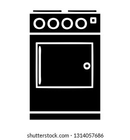 símbolo plano de um forno e fogão