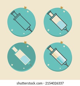 Flachspritzer-Illustration für Digital und Druck