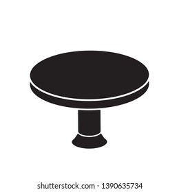 flat table icon symbol sign, vector, eps 10