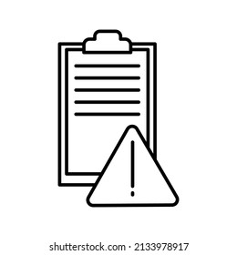 Flat tablet for writing for paper design. Clipboard, checklist, document symbol. Vector illustration. stock image. 