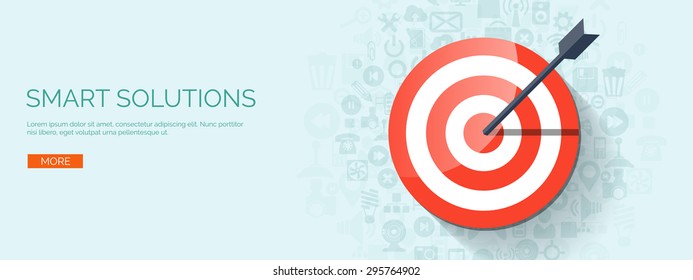 Flat target. Business aims. Smart solutions.