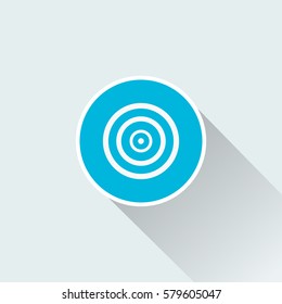 flat target icon 