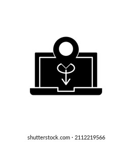 Flat Technology Icons. Flat icon