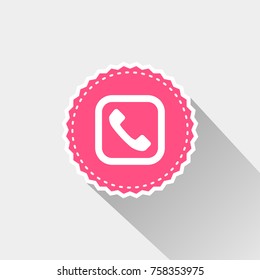 flat telephone icon