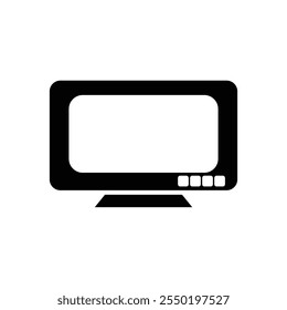 Flat television icon vector design templates simple and modern