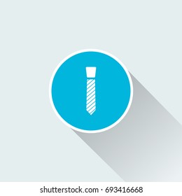 flat tie icon