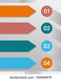 Flat Timeline Infographic
