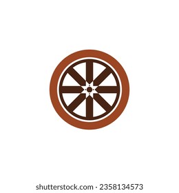 Flat tires icon symbol vector Illustration.