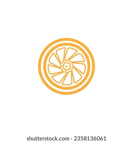 Flat tires icon symbol vector Illustration.