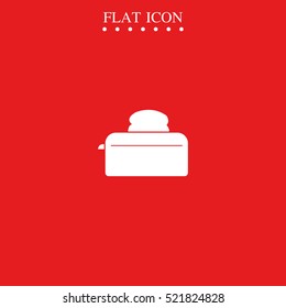 Flat toaster icon.
