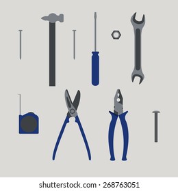 flat tools set
