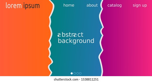 flat torn paper concept abstract background