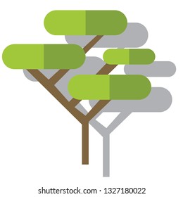 Flat Tree Icon