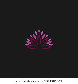 Flat Tree Icon Logo Template Design