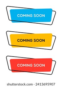 Flat Trendy Coming Soon E-Commerce Banner