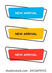 Flat Trendy New Arrival E-Commerce Banner