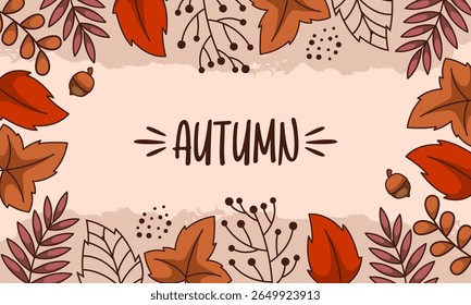  Flat tropical leaves background with space for text