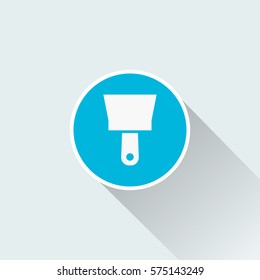 flat trowel icon