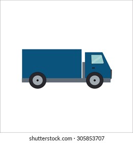 Flat Truck Vector Illustration EPS10