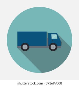Flat Truck Vector Illustration EPS10