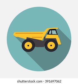 Flat Truck Vector Illustration EPS10
