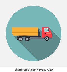 Flat Truck Vector Illustration EPS10