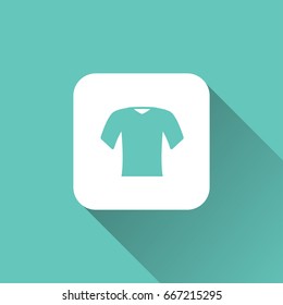 flat t-shirt icon